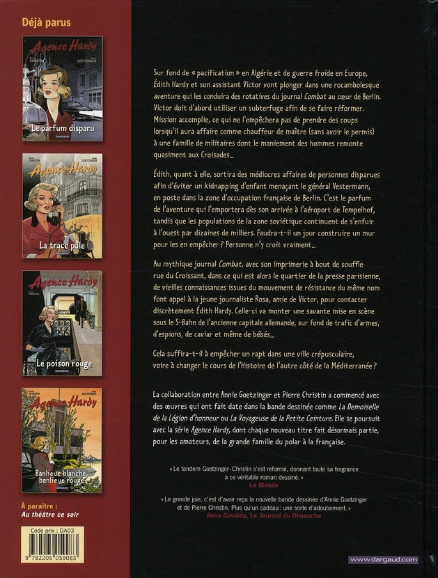 Agence Hardy Tome 5 : Berlin, zone française