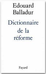 Dictionnaire de la réforme