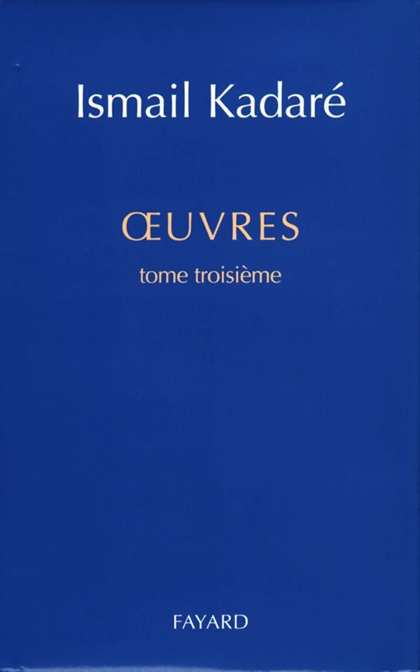 Oeuvres complètes Tome 3