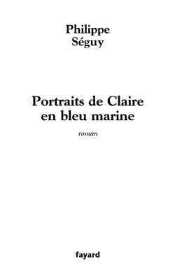 Portraits de Claire en bleu marine