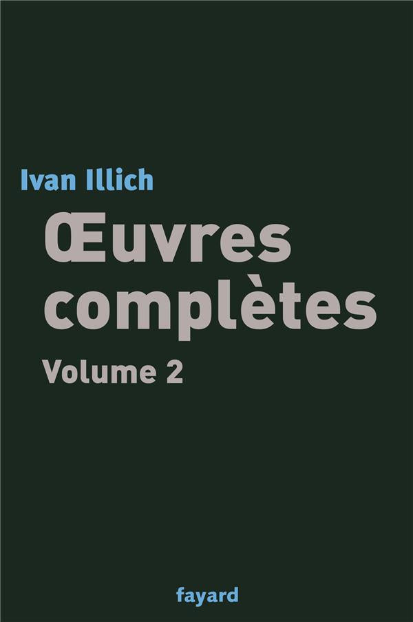 Oeuvres completes, tome 2