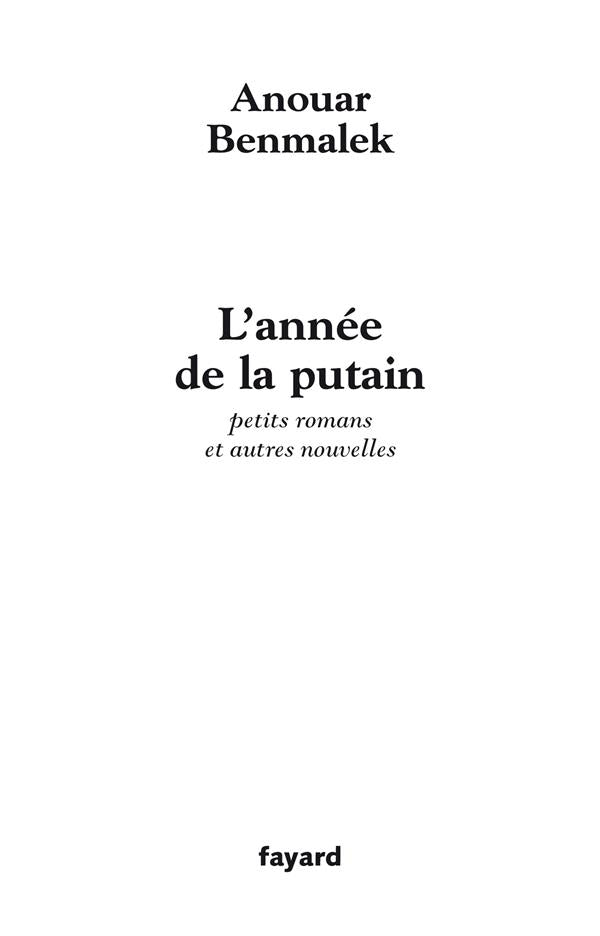 L'annee de la putain