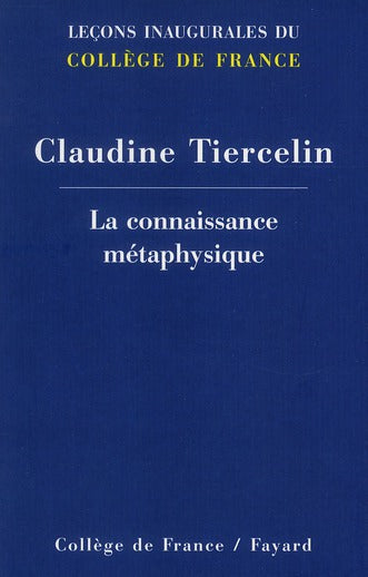 La connaissance métaphysique