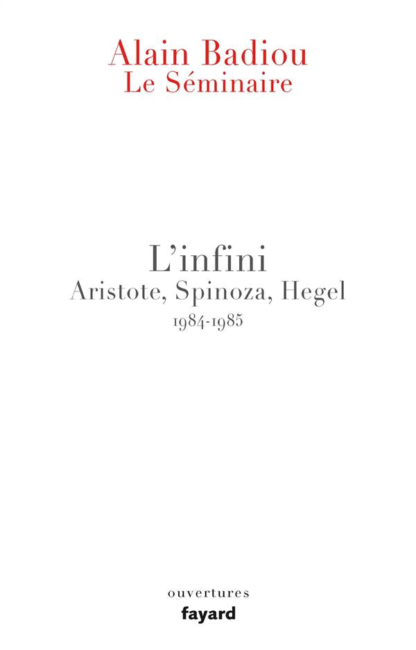 Le séminaire. l'infini