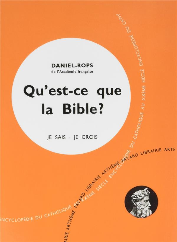 Qu'est-ce que la Bible ?
