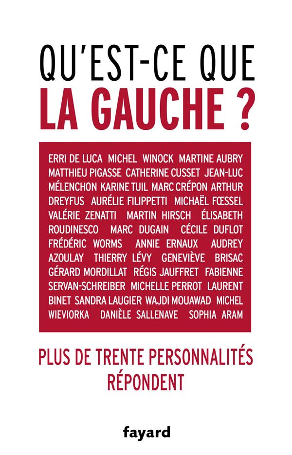 Qu'est-ce que la gauche ?