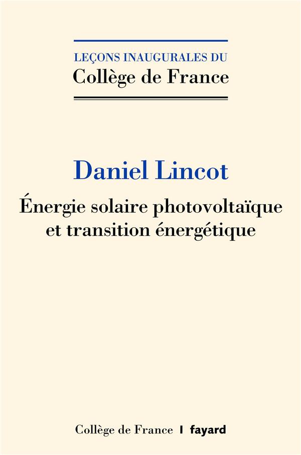 énergie solaire photovoltaïque et transition énergétique