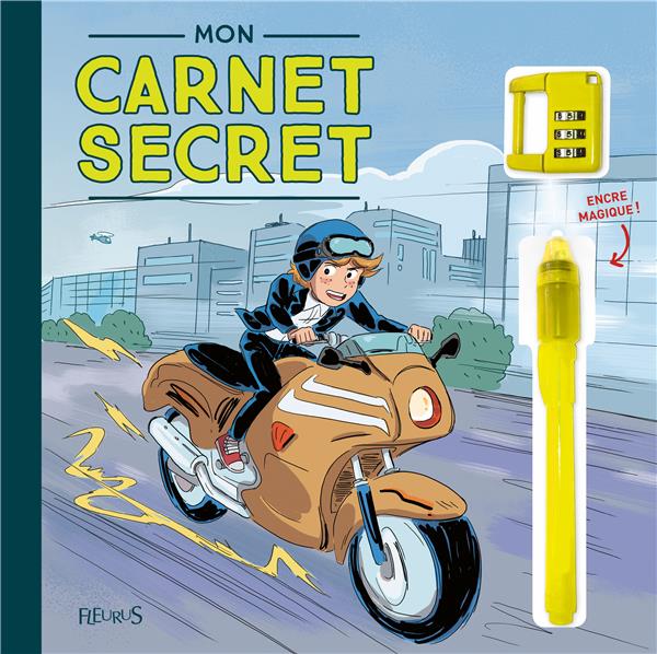 Mon carnet secret : agent secret et moto - flash vidéo