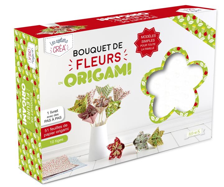 Bouquet de fleurs origami