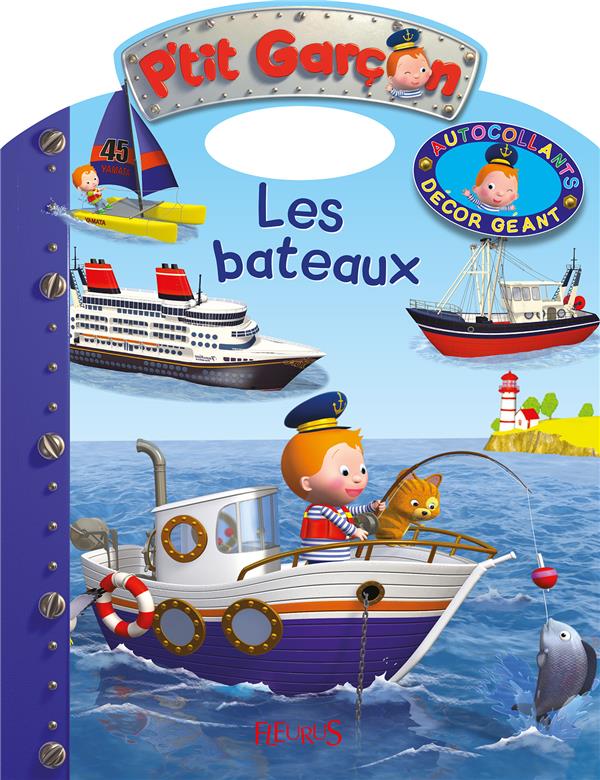 P'tit Garçon : les bateaux ; autocollants - flash vidéo