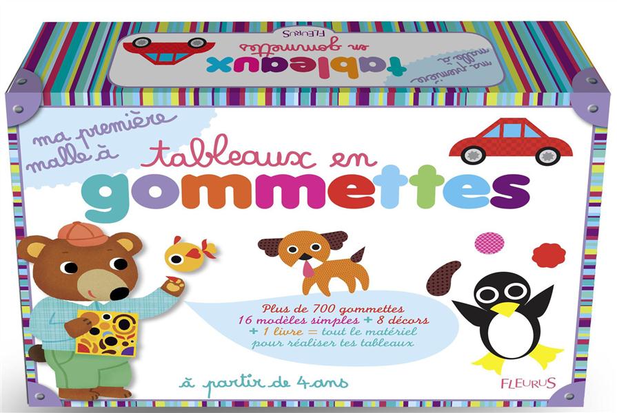 MA PREMIERE MALLE A : tableaux en gommettes - flash vidéo