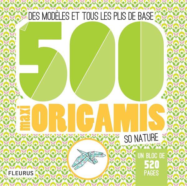 500 maxi origamis so nature ; des modèles et tous les plis de base - flash vidéo
