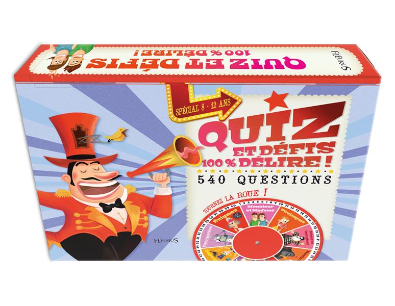 Quiz et défis 100% delire ! 540 questions ; coffret - flash vidéo