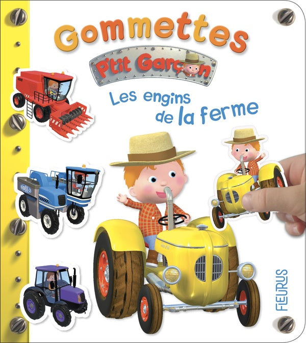 Gommettes : P'tit Garçon : les engins de la ferme