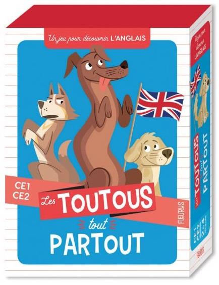 Les toutous tout partout ; CE1, CE2 ; un jeu pour découvrir l'anglais - flash vidéo