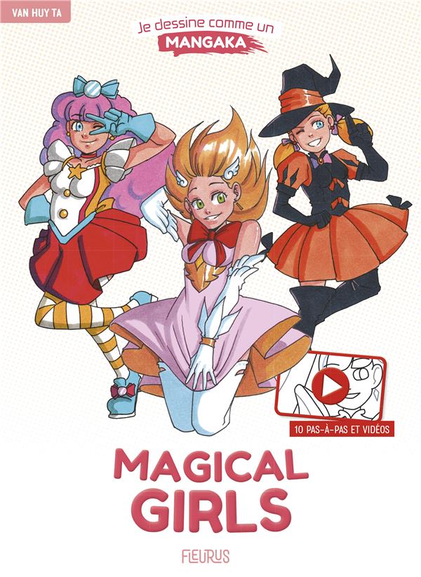 Je dessine comme un mangaka ; magical girls - flash vidéo