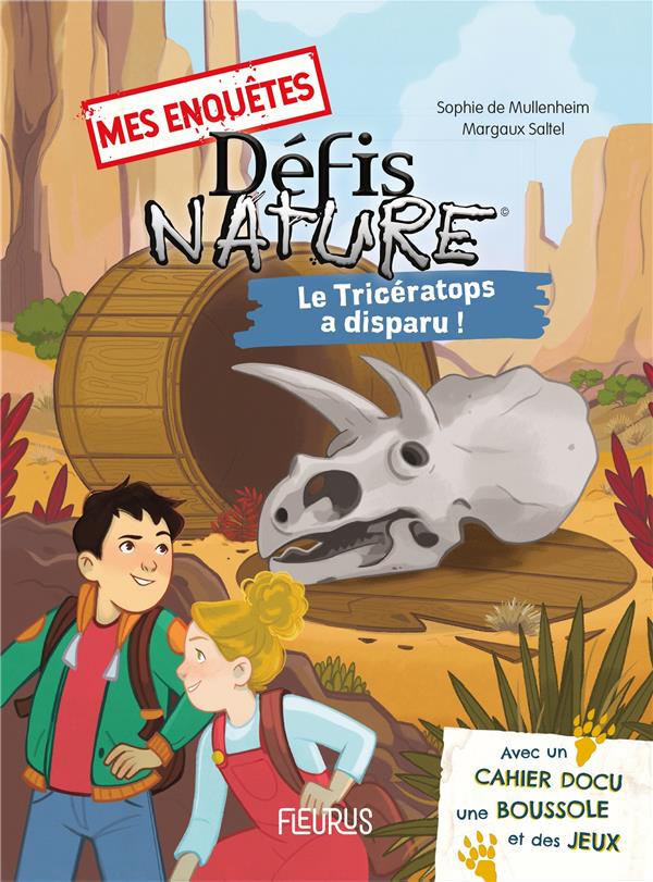 Défis nature ; mes enquêtes : le tricératops a disparu ! - flash vidéo