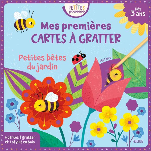 Mes premières cartes à gratter : petites bêtes du jardin - flash vidéo