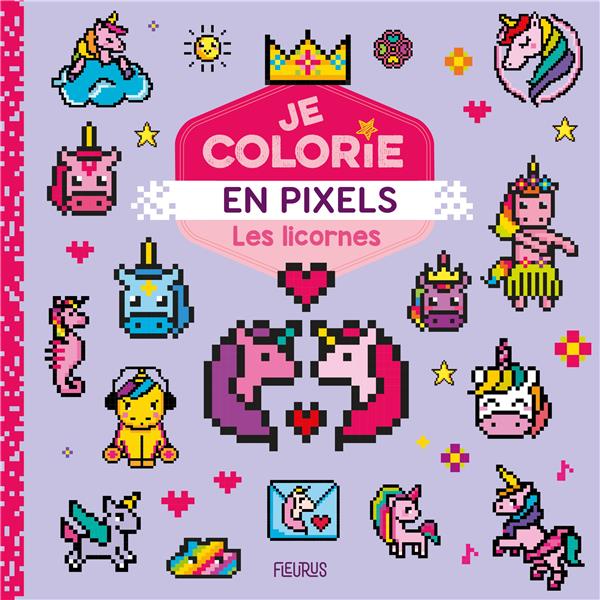 Je colorie en pixels : les licornes - flash vidéo