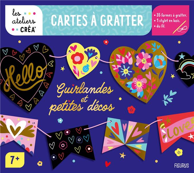 Les ateliers créa' : Cartes à gratter : Guirlandes et petites décos