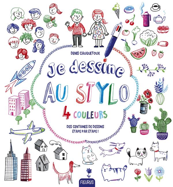 Je dessine au stylo 4 couleurs - flash vidéo