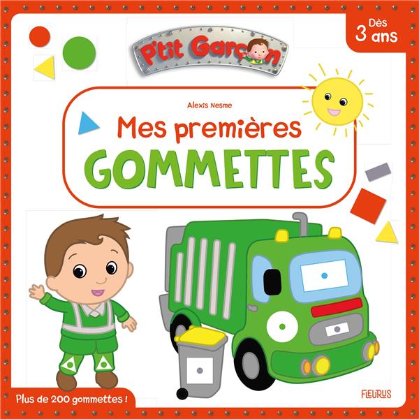 P'tit Garçon : Mes premières gommettes (camion-poubelle)