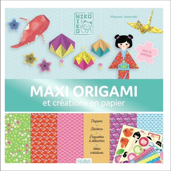 Maxi origami et créations en papier : niko-niko (100% Japon) - flash vidéo