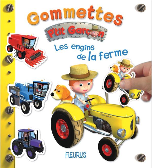 Gommettes : P'tit Garçon : Les engins de la ferme