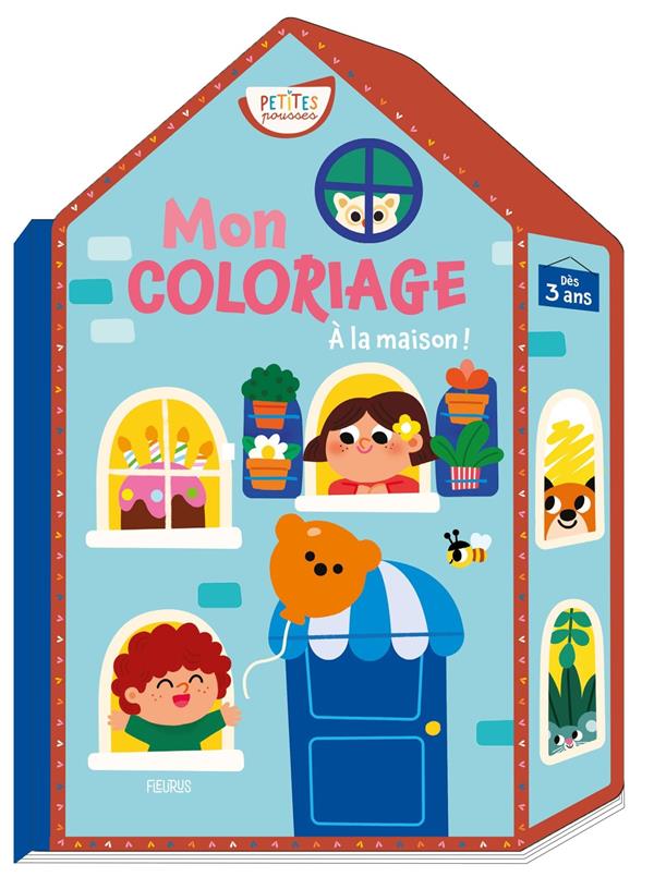 Mon coloriage : à la maison ! - flash vidéo