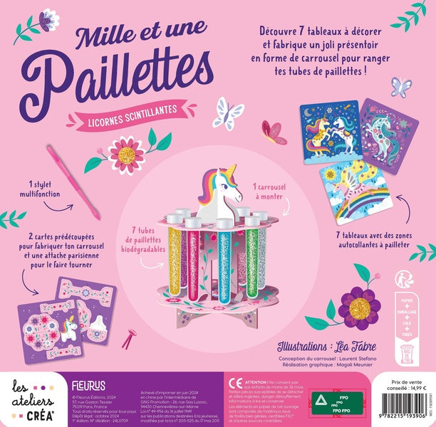 Mille et une paillettes : Licornes scintillantes