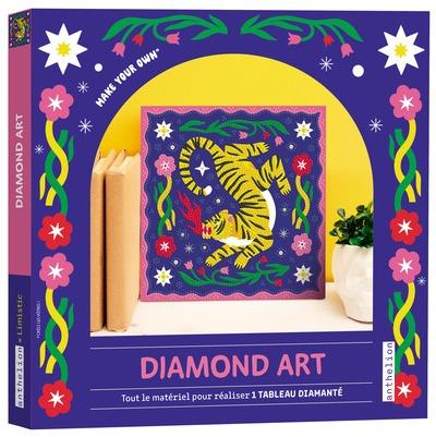 Diamond art : Tout le matériel pour réaliser un tableau diamanté