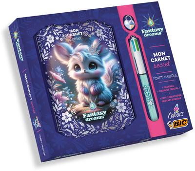 Fantasy Dreams : Coffret carnet secret avec Bic  - Forêt magique