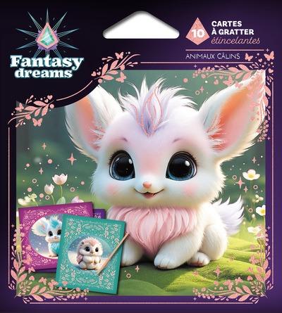 Fantasy Dreams : 10 cartes à gratter étincellantes : Animaux câlins