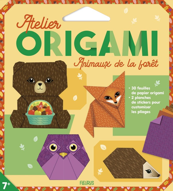 Atelier origami : Animaux de la forêt