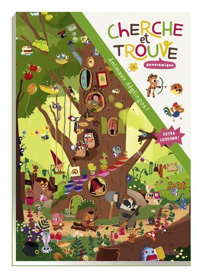 Cherche et trouve panoramique : Animaux déglingos !