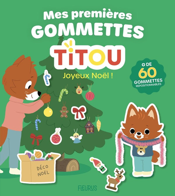Mes premieres gommettes titou - joyeux noel !
