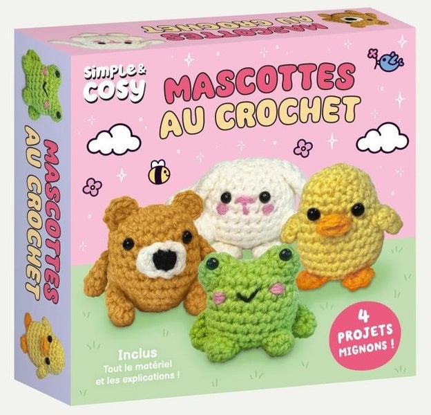 Mascottes au crochet : 4 projets mignons
