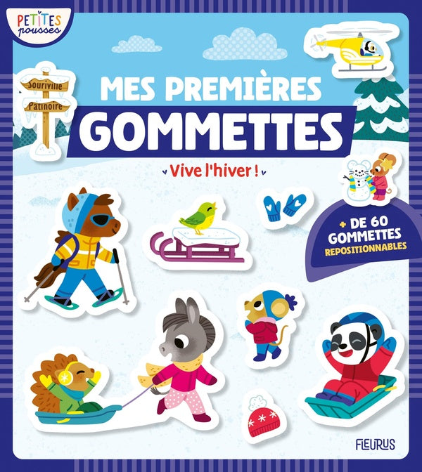 Mes premieres gommettes - vive l'hiver ! - nouvelle edition