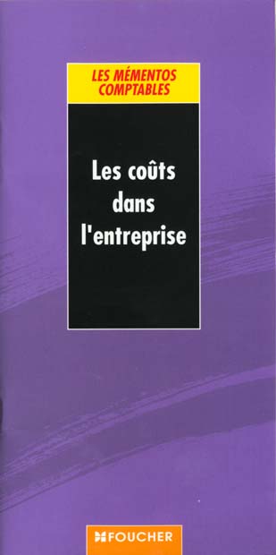 Les couts dans l'entreprise