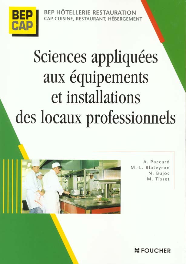 Sciences appliquees aux equipements et installations des locaux professionnels
