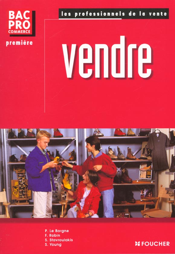 Vendre ; bac pro commerce 1e