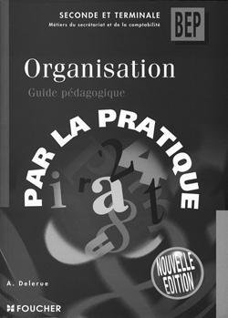 Organisation 2e professionnelle et terminale bep des metiers du secretariat et de la comptabilite . guide peda