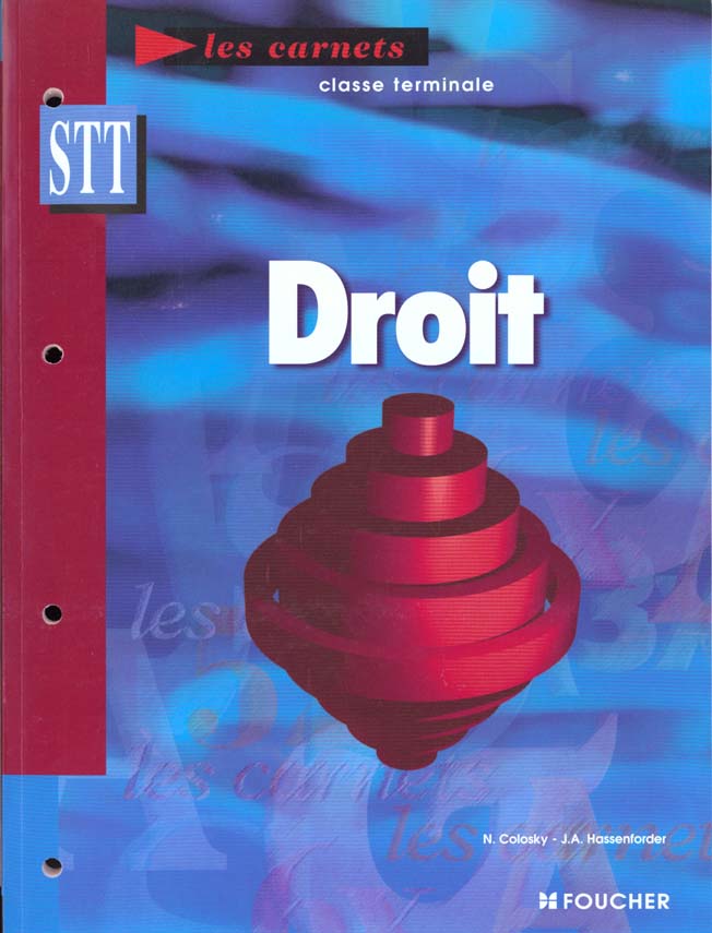 Droit terminale stt