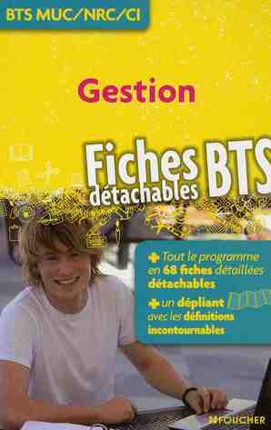 Fiches BTS ; gestion ; BTS commerciaux
