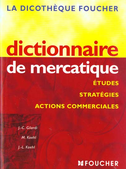 Dictionnaire de mercatique