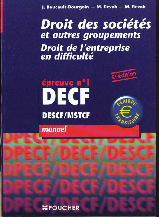 Droit des societes decf