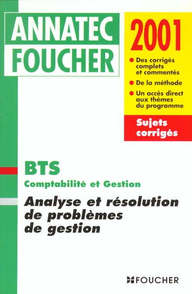 ANNATEC FOUCHER-BTS Tome 1