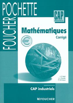 Mathematiques cap industriels corriges