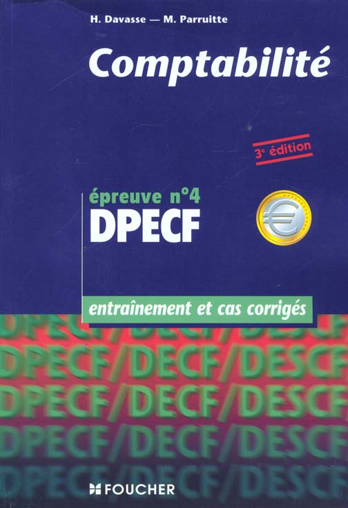 Comtabilite epreuve 4 ; dpecf entrainement