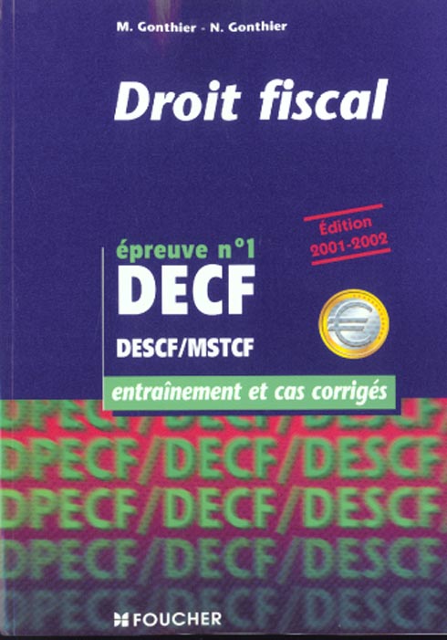 Droit fiscal epreuve 1